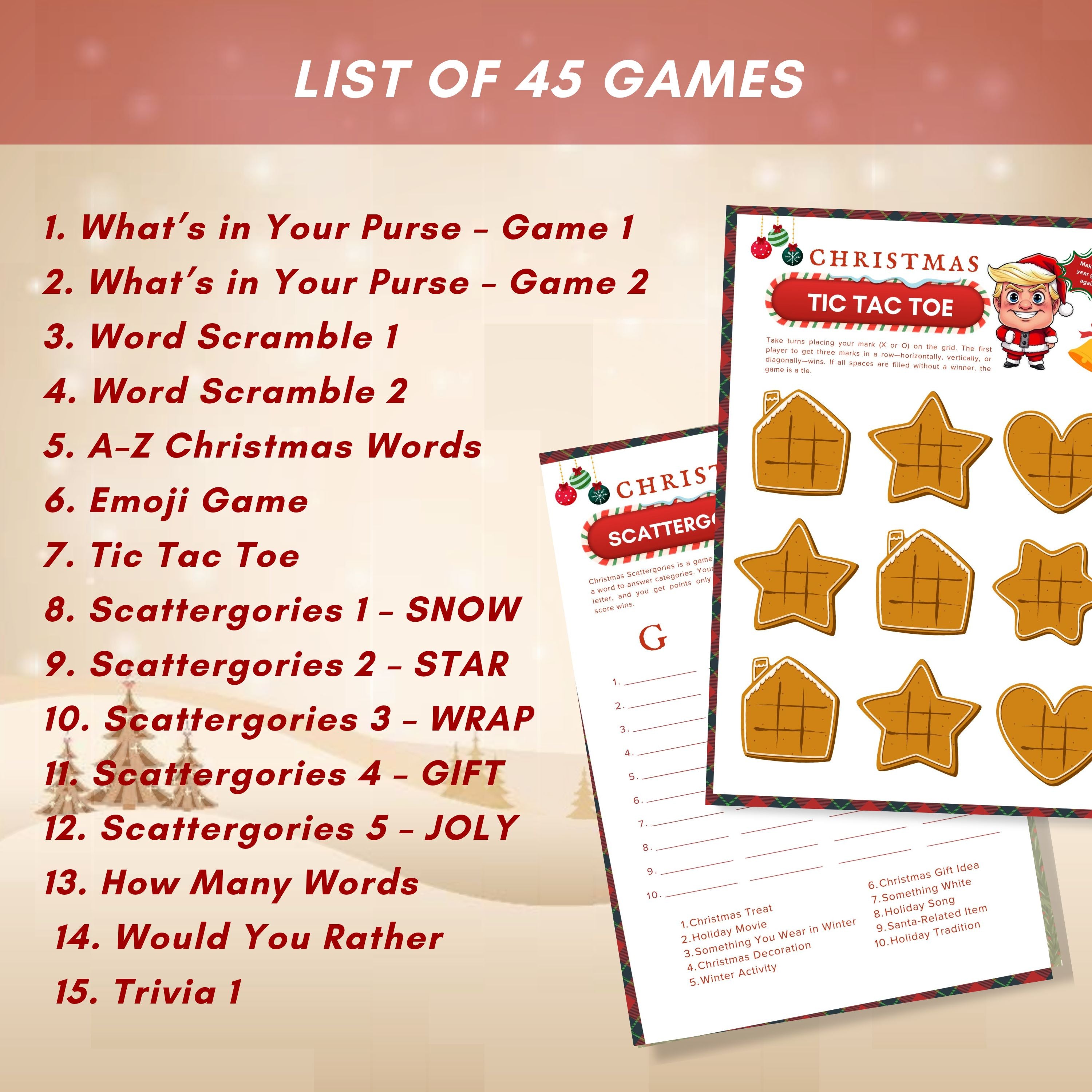 Christmas Activities & Games for Kids – Printable Holiday Worksheets, Classroom Games, I-Spy, Mazes, Crossword, Party Bundle PDF