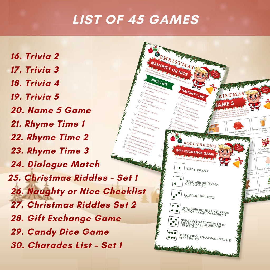 Christmas Activities & Games for Kids – Printable Holiday Worksheets, Classroom Games, I-Spy, Mazes, Crossword, Party Bundle PDF