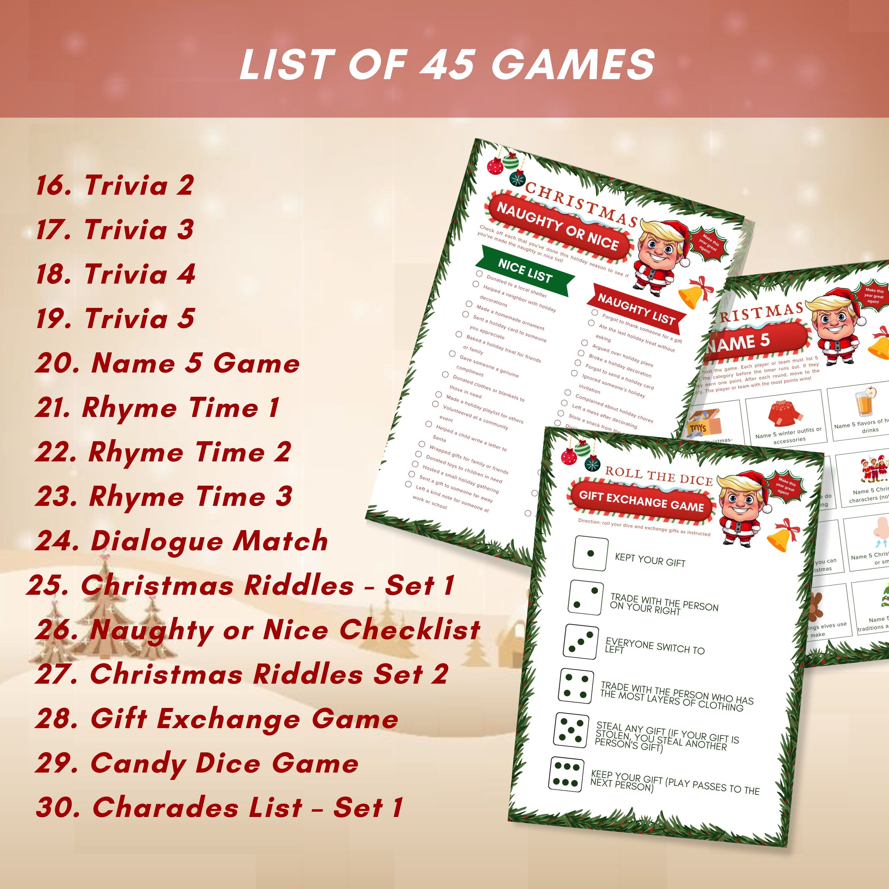 Christmas Activities & Games for Kids – Printable Holiday Worksheets, Classroom Games, I-Spy, Mazes, Crossword, Party Bundle PDF